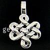 Sterling Silver Pendants, 925 Sterling Silver, Flower, plated Approx 