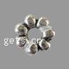 Zinc Alloy Spacer Beads, Flower, plated Approx 2mm 