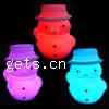 Christmas Night Lamp, Plastic, Snowman, Christmas jewelry, mixed colors 