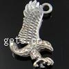 Sterling Silver Animal Pendants, 925 Sterling Silver, Eagle, plated Approx 1.5mm 