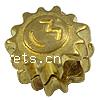 Brass European Clip, Flower, plated nickel, lead & cadmium free Approx 3.5mm 