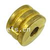 Brass European Clip, Rondelle, plated nickel, lead & cadmium free Approx 3.1mm 