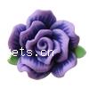 Цветочные бусины из полимерной глины, полимерный клей, Форма цветка, слоенная, Много цветов для выбора отверстие:Приблизительно 2mm, продается PC