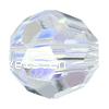 Abalorio de redondo de cristal de Swarovski ® 5000 12mm, Esférico, facetas, Cristal AB, 12mm, 72PCs/Bolsa, Vendido por Bolsa