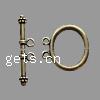 Zinc Alloy Toggle Clasp, Round, plated Approx 2mm, Approx 
