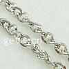 Iron Twist Oval Chain, plated 