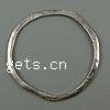 Zinc Alloy Linking Ring, Donut, plated, smooth & twist Approx 51mm 