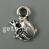 Zinc Alloy Animal Pendants, Frog, plated Approx 2mm 