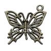 Zinc Alloy Animal Pendants, Butterfly, plated nickel, lead & cadmium free Approx 1mm 