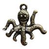 Zinc Alloy Animal Pendants, Octopus, plated Approx 1mm 