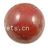 Pearlized Porcelain Beads, Round red Approx 1-2mm 