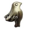 Zinc Alloy Animal Beads, Bird, plated Approx 4mm, Approx 