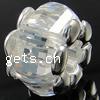 Cubic Zirconia Sterling Silver European Beads, 925 Sterling Silver, Drum, without troll & with cubic zirconia Approx 4.5mm 