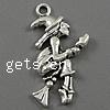 Character Shaped Zinc Alloy Pendants, plated nickel, lead & cadmium free Approx 1.5mm 