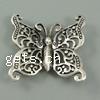 Zinc Alloy Animal Beads, Butterfly, plated nickel, lead & cadmium free Approx 1.5mm 