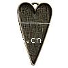 Zinc Alloy Pendant Cabochon Setting, Heart, plated nickel, lead & cadmium free Approx 
