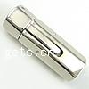 Stainless Steel Bayonet Clasp, Tube, original color Approx 8.2mm 