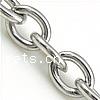 Stainless Steel Oval Chain, open Approx 