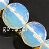 Sea Opal Jewelry Beads, Round shape, faceted Sold per 15.  Strand