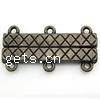 Zinc Alloy Magnetic Clasp, Rectangle, plated, magnetism about 3000 gauss Approx 1.5mm 