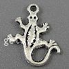 Zinc Alloy Animal Pendants, Gecko, plated Approx 1mm, Approx 