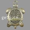 Zinc Alloy Animal Pendants, Turtle, plated Approx 3mm, Approx 