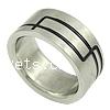 Stainless Steel Finger Ring, 9mm, 2mm Approx 18mm, US Ring 
