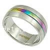 Stainless Steel Finger Ring, 9mm, 2mm Approx 21.5mm, US Ring 