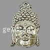 Buddhist Jewelry Pendant, Zinc Alloy, Buddha cadmium free Approx 2mm, Approx 