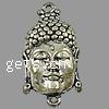 Buddhist Jewelry Pendant, Zinc Alloy, Buddha cadmium free Approx 2mm, Approx 