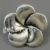 Zinc Alloy Flower Beads lead & cadmium free Approx 1.5mm, Approx 
