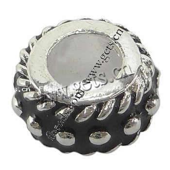 Emaille Messing Europa Perlen, Trommel, plattiert, ohne troll, keine, 13x6mm, Bohrung:ca. 6mm, verkauft von PC