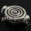 Zinc Alloy Flat Beads, plated, textured Approx 1.5mm, Approx 