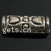 Zinc Alloy Tube Beads, plated Approx 1mm, Approx 