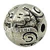 Zinc Alloy Jewelry Beads, Round, plated 10mm Approx 2mm, Approx 