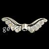 Zinc Alloy Angel Wing Beads, plated Approx 1.5mm, Approx 