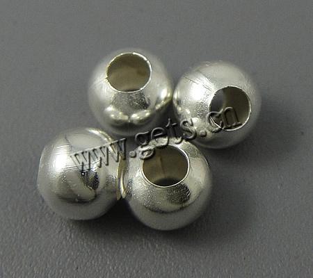 Iron Spacer Beads, plated, more colors for choice, 2.4mm, 10000PCs/Bag, Sold By Bag