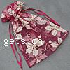 Organza Jewelry Pouches Bags, Rectangle, translucent 