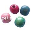 Dyed Wood Beads, Round 16mm 