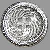 4 Hole Zinc Alloy Button, Coin nickel, lead & cadmium free 