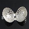 Messing Perlenkappe, plattiert, keine, 11x11x8mm, 10mm, 2000PCs/Tasche, verkauft von Tasche