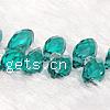 Imitation CRYSTALLIZED™ Crystal Beads, Teardrop, faceted Approx 1mm .6 Inch 
