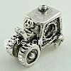 Zinc Alloy European Beads, Car, plated, without troll Approx 4mm 