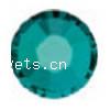 CRYSTALLIZED™ Elements #2028/2038(HF) Hot Fix Crystal Cabochons, CRYSTALLIZED™, faceted, Blue Zircon, SS20:4.60-4.80mm 
