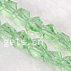 Imitation CRYSTALLIZED™ Crystal Beads, Twist, faceted 4mm Approx 1mm .7 Inch 