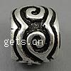 Zinc Alloy European Beads, Rondelle, plated nickel, lead & cadmium free Approx 4mm 