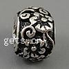 Zinc Alloy European Beads, Drum, plated nickel, lead & cadmium free Approx 4.5mm 