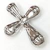 Stainless Steel Cross Pendants, 316 Stainless Steel, original color Approx 