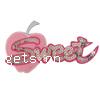 Letter Iron On Patch, Non-woven Fabrics, light pink, approx 