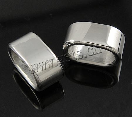 Stainless Steel Jewelry Findings, 304 Stainless Steel, Rectangle, Customized, original color, 5x10x6.5mm, 1.2mm, Sold By PC